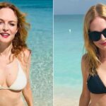 Heather Graham Stuns in Patriotic Bikinis: A Stylish Fourth of July Celebration in Malta