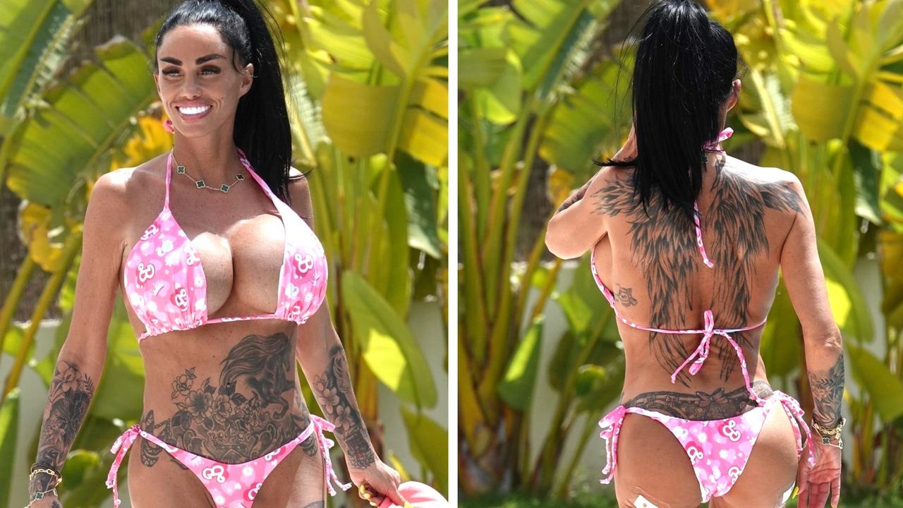 Katie Price parades her refreshed figure during Ibiza getaway